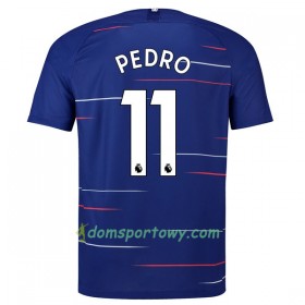 Koszulka Chelsea Pedro 11 Domowe Koszulki Piłkarskie 2018-2019 Krótki Rękaw